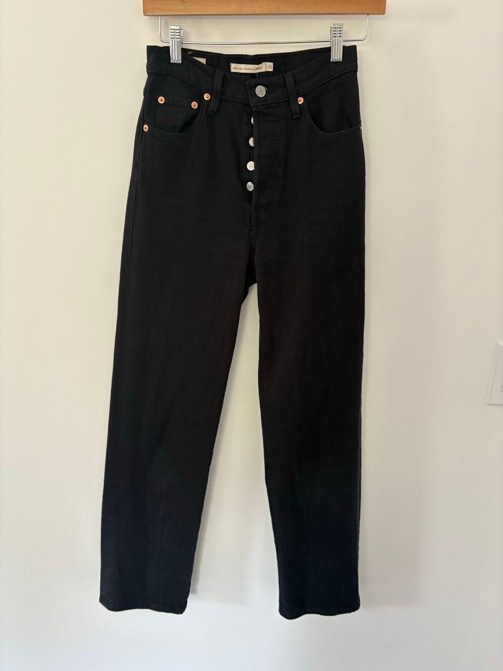 Levi's Ribcage Straight Ankle Jeans Size 25 - Picture 1 of 4